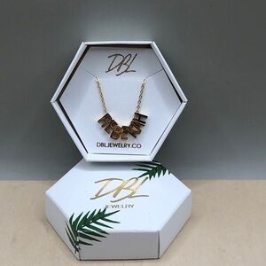 DBL Jewelry Custom Name Necklace REBEKAH New GIFTABLE